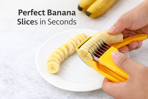 Quick Banana Slicer – Easy Kitchen Fruit Cutter